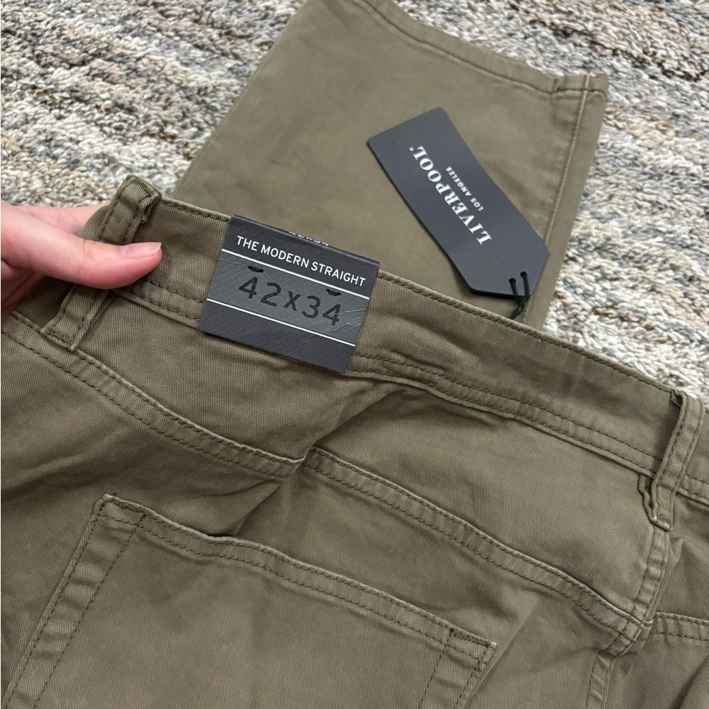 Liverpool The Modern Men Straight Leg Jeans Sz 42x34 NWT | Liverpool Men Jeans - - Picture 10 of 13
